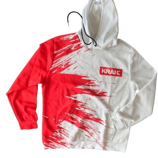 Pullover rot-weiss