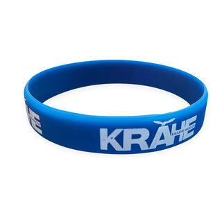 Armband blau Gummi
